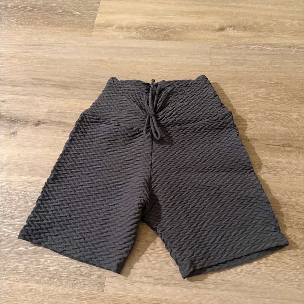 Womens High Waist Yoga Shorts